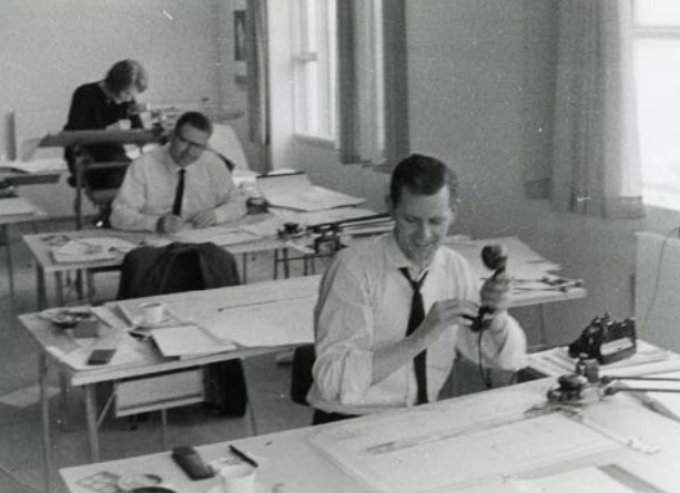 Á skrifstofu Fjarhitunar 