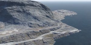 Hanna göng sem tengja Nuuk við nýtt úthverfi
