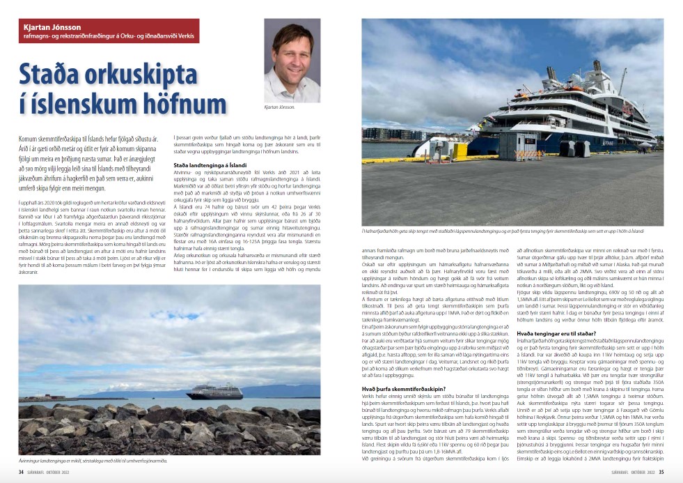 Staða orkuskipta í íslenskum höfnum