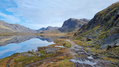 Vegur á milli Sisimiut og Kangerlussuaq